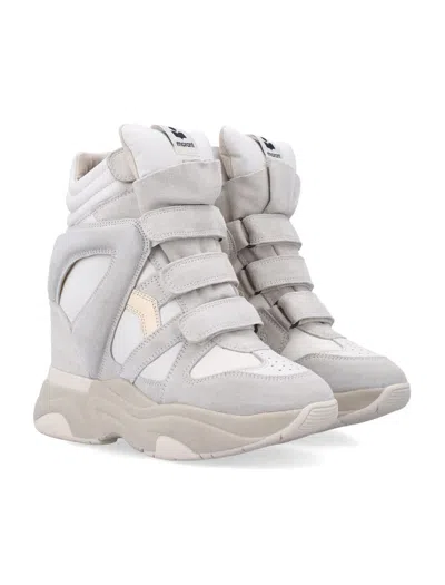 Isabel Marant Balskee High-top Wedge Sneakers In Multi