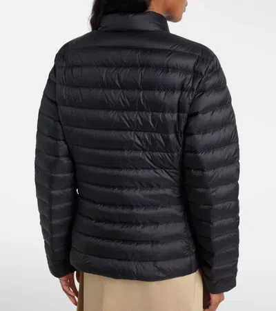 Moncler Polyamide Igelle Jacket High Collar Quilted In Black