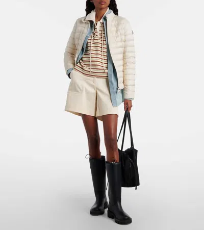Moncler Beige Igelle Down Jacket In White