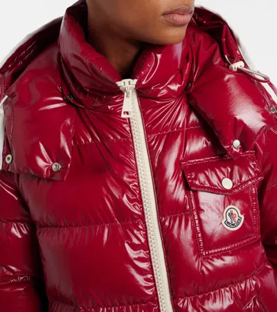 Moncler Andro Hooded Short Padded Jacket In Multi
