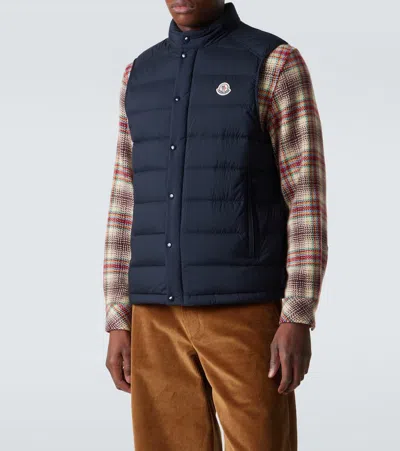 Moncler Barthe Down Vest In Multi