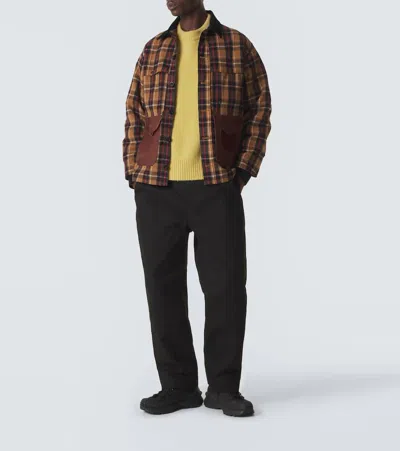 Moncler Trailgrip Lite3 Sneakers In Nubuck And Suede Leather In Black