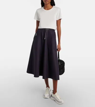 Moncler Trail Lite Three Sneaker Pull Tab Collar In White