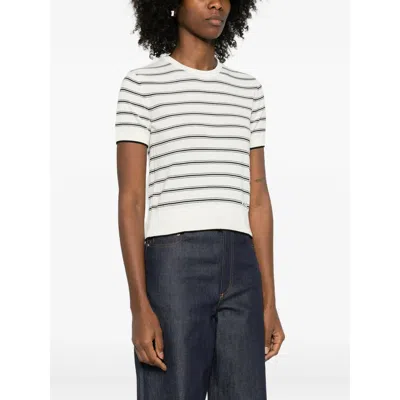 Apc Sweaters White, Black In White