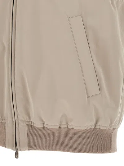 Brunello Cucinelli Thermore Padded Vest In Neutral