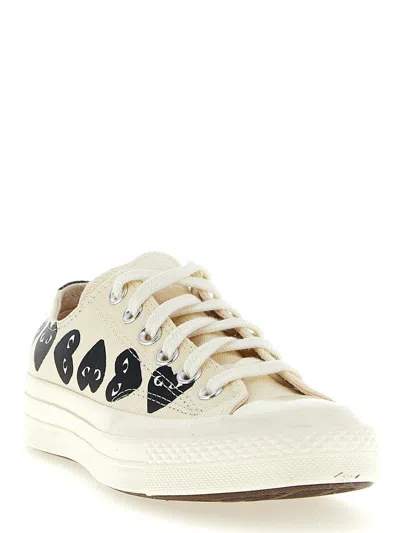 Comme Des Garçons Play X Converse Sneakers In Neutral