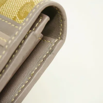 Pre-owned Gucci Brown Canvas Long Wallet (bi-fold) ()