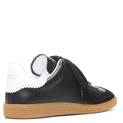 Isabel Marant Bryce Low-top Leather Sneakers In Black