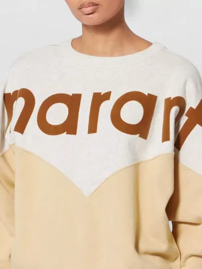 Isabel Marant Étoile Houston Colorblock Crewneck Sweatshirt Long Sleeves In Multi