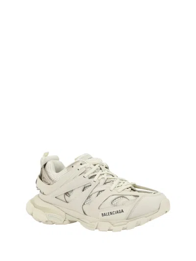 Balenciaga Track Faux-leather And Recycled-mesh Trainers In White
