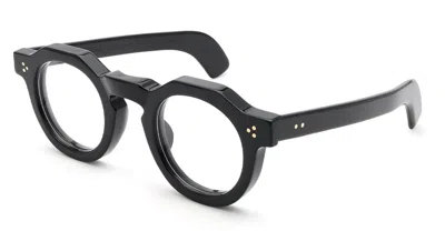 Max Pittion Hugo 42 - Piano Black Rx Glasses In Brown