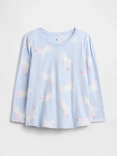 Gap Factory Babygap Puff Sleeve T-shirt In Blue