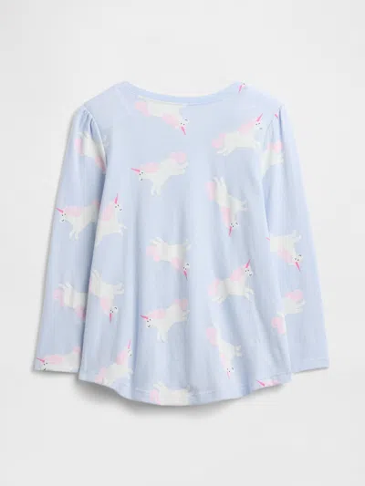 Gap Factory Babygap Puff Sleeve T-shirt In Blue