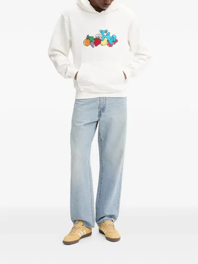 水果刺绣连帽衫