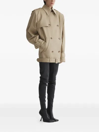 扣环双排扣夹克