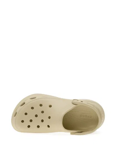 Crocs Bae Platform Mules In Neutral