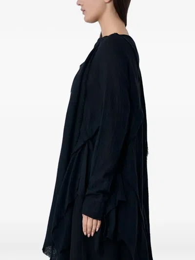 Limi Feu Draped Long-sleeve Top In Multi