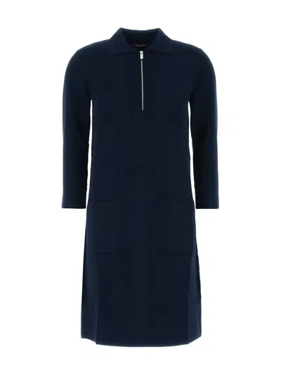 Max Mara Zip-front Dress In Multi