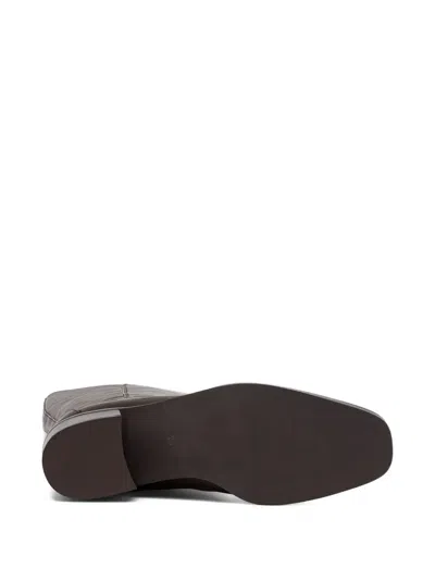 Jeffrey Campbell Lada Block-heel Boots In Brown