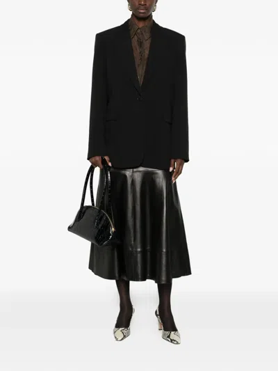 Pinko Jackets Blacks And Greys In Black