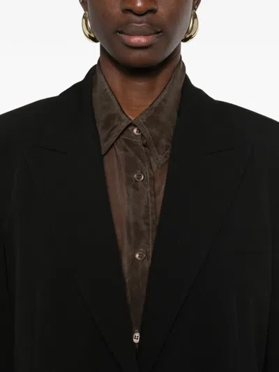Pinko Jackets Blacks And Greys In Black