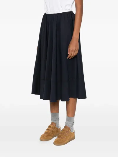 Maje Midirock Mit Stretchbund In Blue