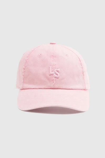 Levi's Monogram Cap In Pink