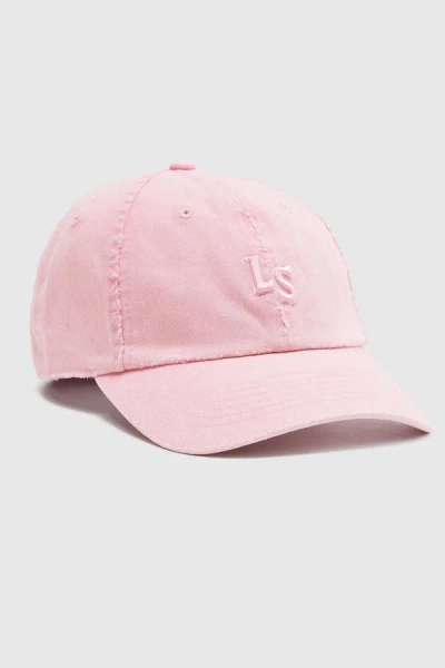 Levi's Monogram Cap In Pink