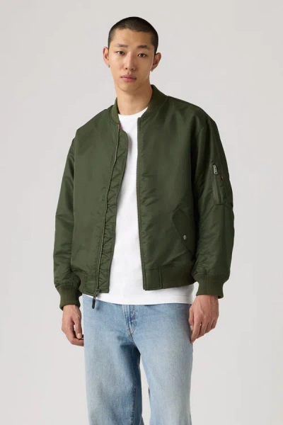 Levi's Bomber Jacket In Green