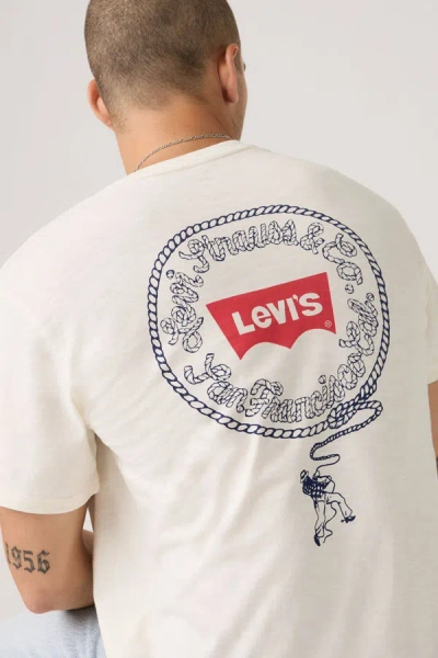Levi's Relaxed Fit Graphic Tee In Neutral