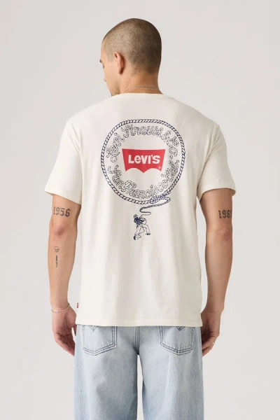 Levi's Relaxed Fit Graphic Tee In Neutral