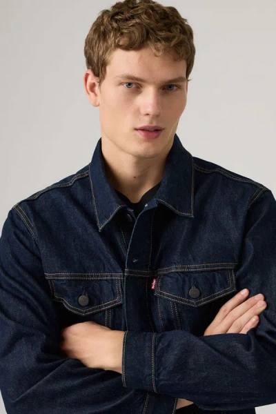 Levi's Levis Denim Trucker Jacket Blue In Blue