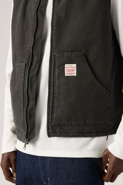 Levi's Sansome Vest In Black