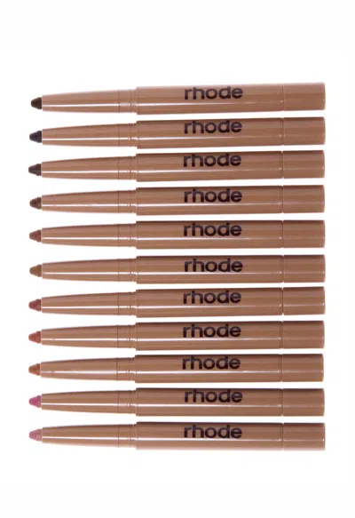 Rhode Peptide Lip Shape Twist In Transparent