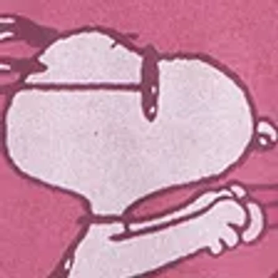 Abercrombie & Fitch Oversized Snoopy Graphic Tee In Pink