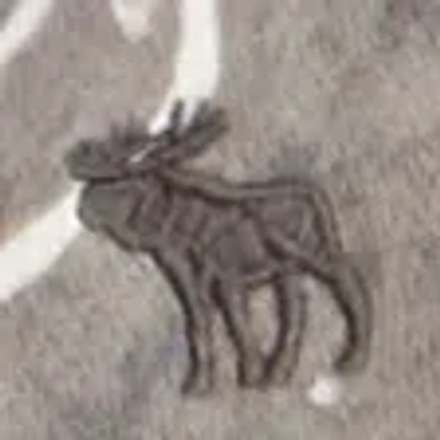 Abercrombie & Fitch Essential Icon Baggy Open-hem Sweatpants In Gray