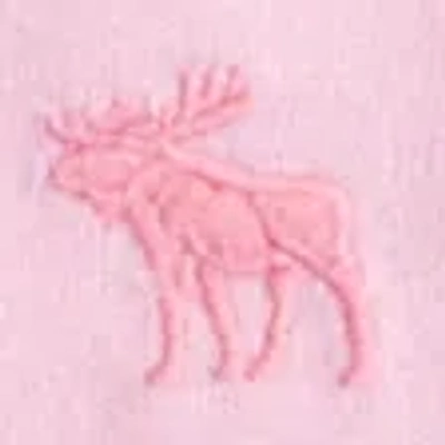 Abercrombie & Fitch Essential Icon Crew Tee In Pink