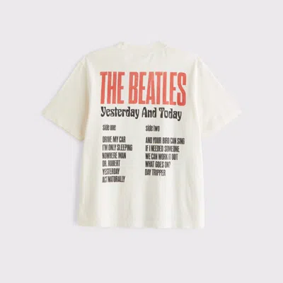 Abercrombie & Fitch The Beatles Vintage-inspired Graphic Tee In White