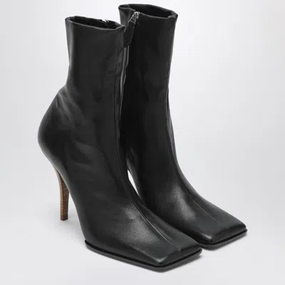 Alaïa Black Soft Square Sock Boots In Black