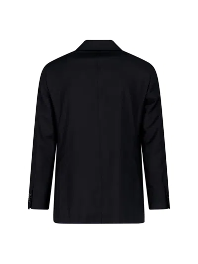 Caruso Single-breasted Suit In Black