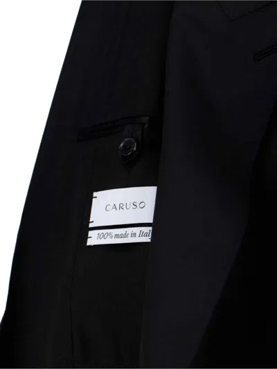 Caruso Single-breasted Suit In Black