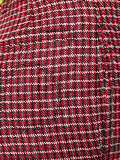 Chloé Checked Quarter Pants In Red