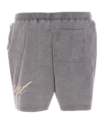 Represent Elasticized Logo Shorts In Gray