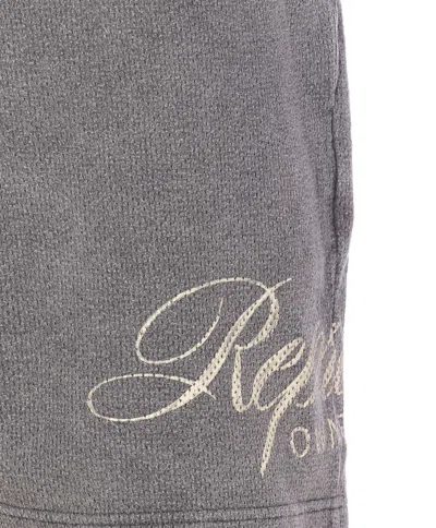 Represent Elasticized Logo Shorts In Gray