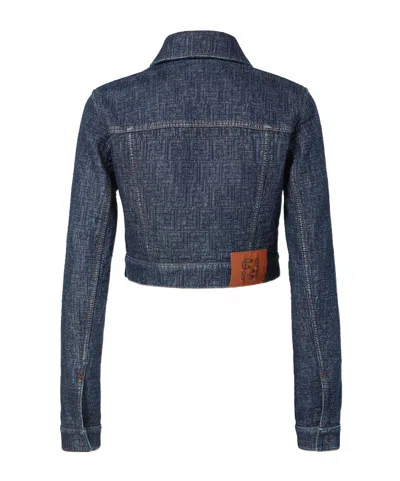 Fendi Brunello Cucinelli Striped Cotton T-shirt In Blue