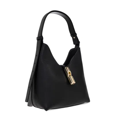 Furla Small Goccia Shoulder Bag In Black
