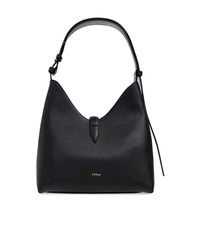 Furla Small Goccia Shoulder Bag In Black