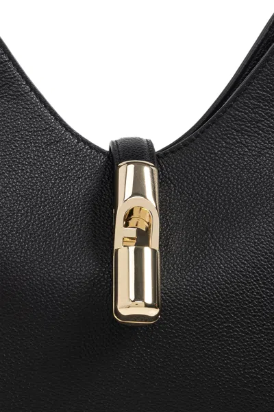 Furla Small Goccia Shoulder Bag In Black