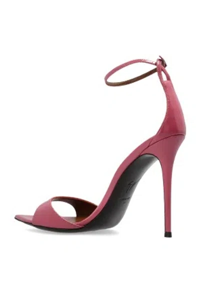 Giuseppe Zanotti Pointed-toe Stiletto Sandals In Pink