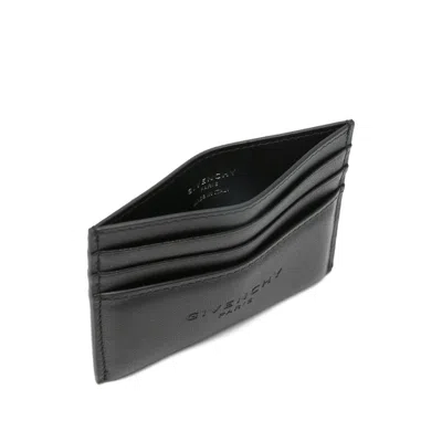 Givenchy Padded 2x3cc Card Holder Accessories In Black